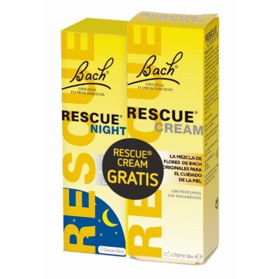 Bach Rescue Night 20Ml+Rescue Cream