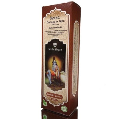 Radhe Henna Pasta Castaño Oscuro