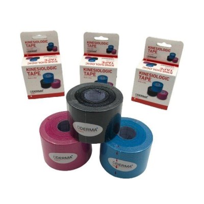 Dderma Kinesiologic Tape Negro 5*5Cm