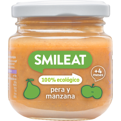 Smileat Tarro Pera/Manzana 130Gr