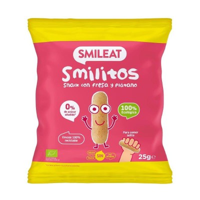 Smileat Smilitos Fresa/Platano 25Gr