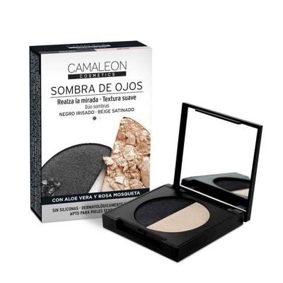 Camaleon Sombra Ojos Negro-Beige