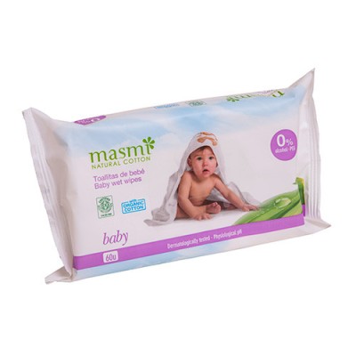 Masmi Toallitas Humedas Bebe 60Ud