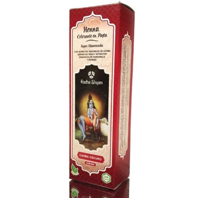 Radhe Henna Pasta Caoba Oscuro