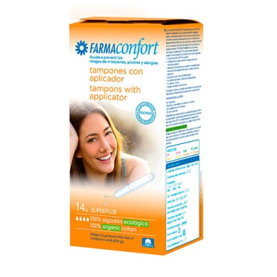Farmaconfort Tampon Alg.Sup.Plus 14