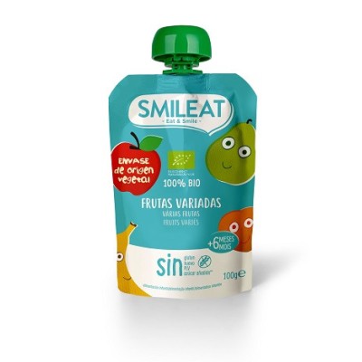 Smileat Pouch Frutas Variadas 100Gr Smileat Pouch Frutas Variadas 100Gr