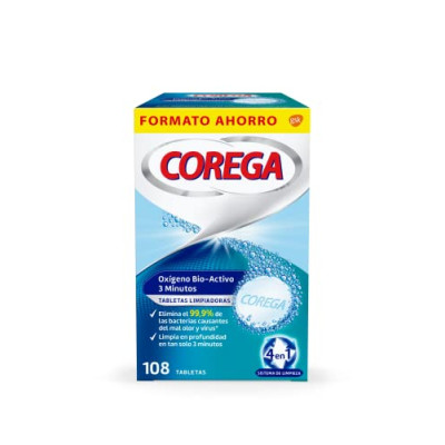 Corega Ox. Bioactivo 108 Tabletas
