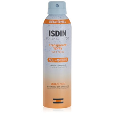 Isdin Sol 30 Wetskin Spray Transpar