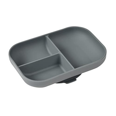 Beaba Plato Dividido Silicona Gris