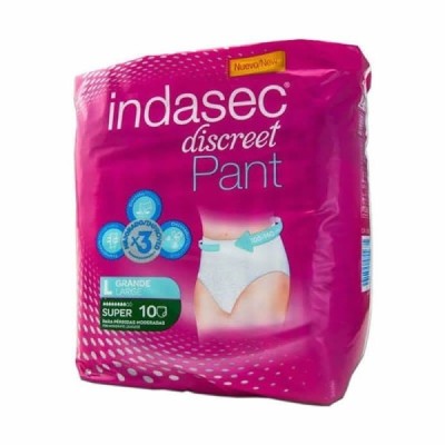 Indasec Pant Super Tg 10 Unid